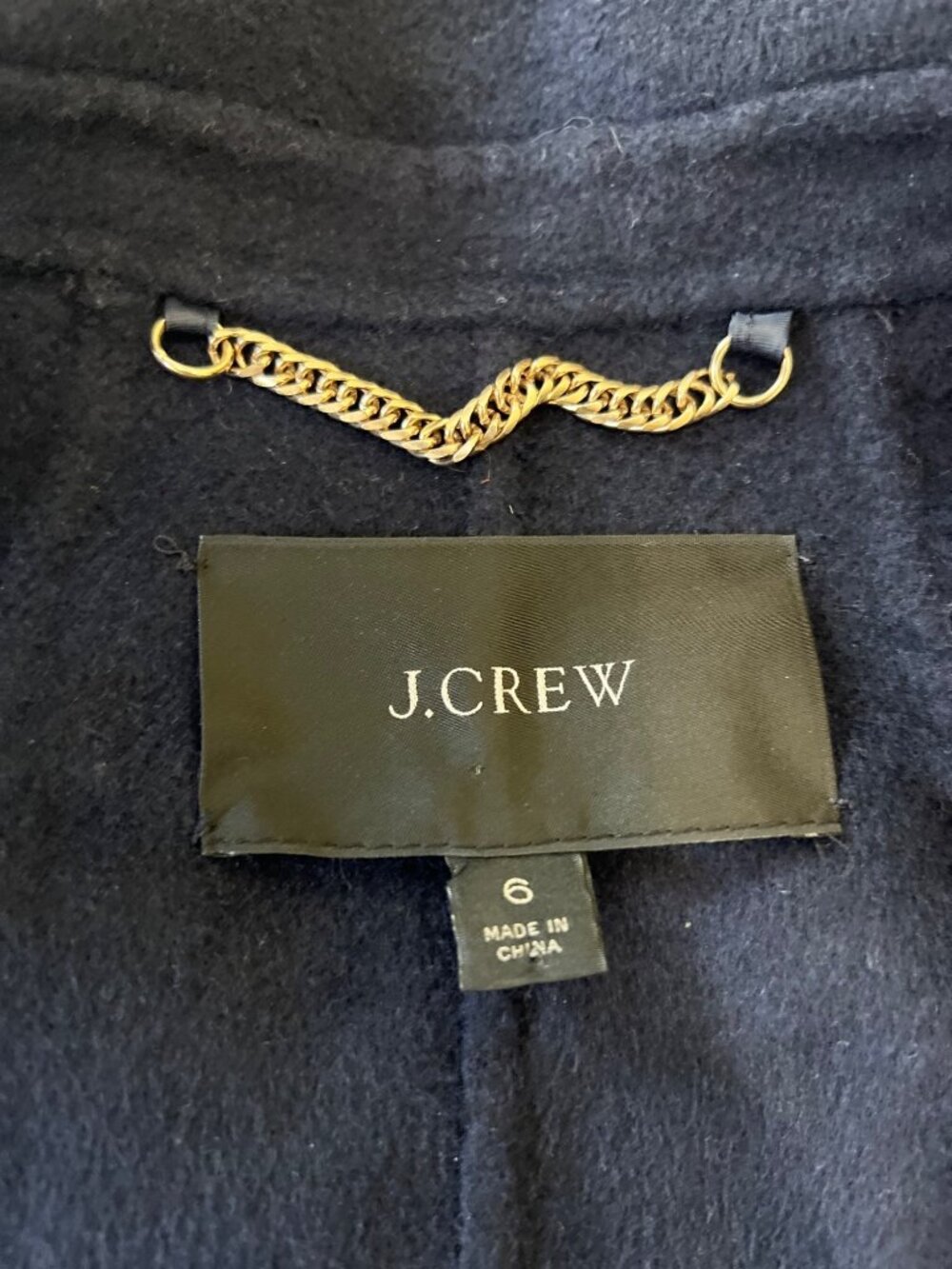 J.Crew Navy Blue Blazer Single Button Blazer Jacket Pockets Business Casual 6 - Picture 5 of 7